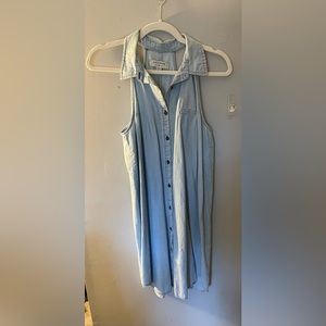 Bycorpus light blue denim style cotton dress - size medium
